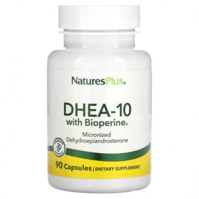 NaturesPlus, ДГЭА-10 с Bioperine, 90 капсул / DHEA | Аптека | V4.Ru: Маркетплейс