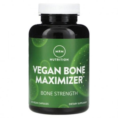 MRM Nutrition, Vegan Bone Maximizer, 120 веганских капсул / Добавки для здоровья костей | Аптека | V4.Ru: Маркетплейс