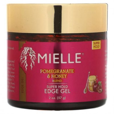 Mielle, Super Hold Edge Gel, смесь граната и меда, 57 г (2 унции) / Гель | Аптека | V4.Ru: Маркетплейс