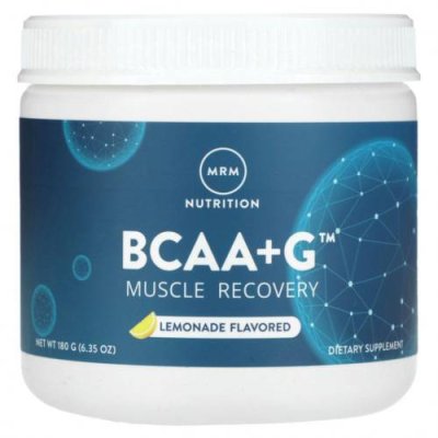 MRM Nutrition, BCAA + G, восстановление мышц, лимонад, 180 г (6,35 унции) / BCAA | Аптека | V4.Ru: Маркетплейс