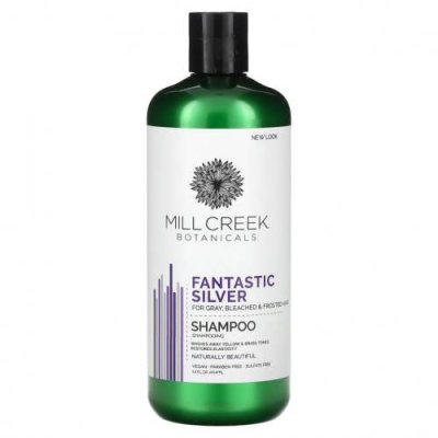 Mill Creek Botanicals, Fantastic Silver Shampoo, 414 мл (14 жидк. Унций) / Шампунь | Аптека | V4.Ru: Маркетплейс