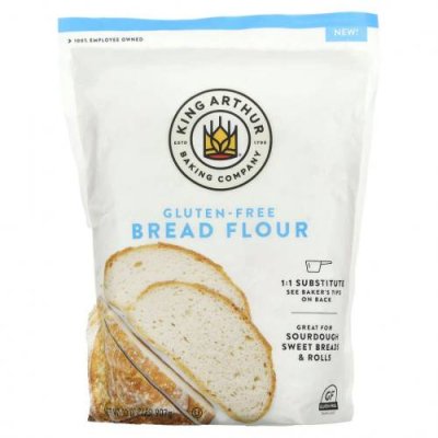 King Arthur Flour, Хлебная мука без глютена, 907 г (2 фунта) / Смесь для приготовления хлеба | Аптека | V4.Ru: Маркетплейс