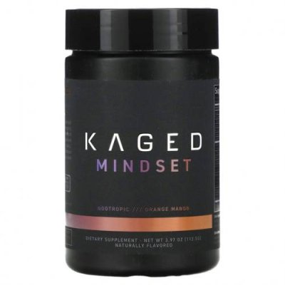 Kaged, Mindset, апельсин и манго, 112,5 г (3,97 унции) / Препараты для памяти и когнитивных функций | Аптека | V4.Ru: Маркетплейс