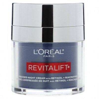 L'Oréal, Revitalift, ночной крем с ретинолом и ниацинамидом, без отдушек, 48 г (1,7 унции) / Ночные увлажняющие средства и кремы | Аптека | V4.Ru: Маркетплейс