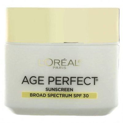 L'Oréal, Age Perfect Anti-Sagging + Even Tone, экспертное увлажняющее средство с коллагеном, SPF 30, 70 г (2,5 унции) / Увлажняющие средства для лица | Аптека | V4.Ru: Маркетплейс