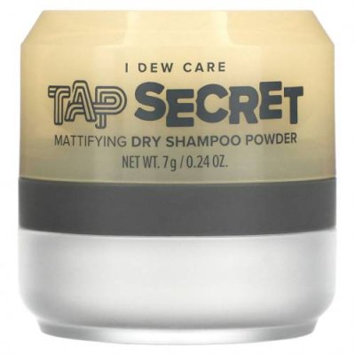 I Dew Care, Tap Secret, Матирующий сухой шампунь, 7 г (0,24 унции) / Сухой шампунь | Аптека | V4.Ru: Маркетплейс