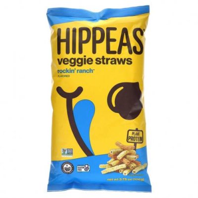 Hippeas, Veggie Straws, Rockin 'Ranch, 106 г (3,75 унции) / Чипсы | Аптека | V4.Ru: Маркетплейс