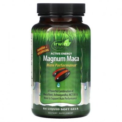 Irwin Naturals, Magnum Maca Male Performance, 84 желатиновых капсулы / Мака | Аптека | V4.Ru: Маркетплейс