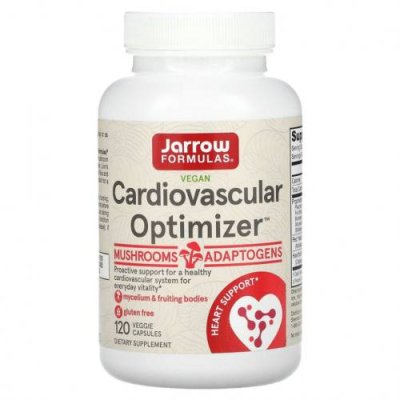 Jarrow Formulas, Cardiovascular Optimizer, 120 растительных капсул / Грибные смеси | Аптека | V4.Ru: Маркетплейс