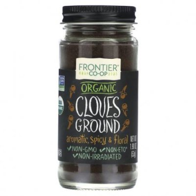 Frontier Co-op, Organic Cloves, Ground, 1.90 oz (53 g) / Гвоздика, специи | Аптека | V4.Ru: Маркетплейс