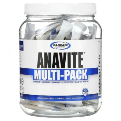 Gaspari Nutrition, Anavite Multi-Pack, 30 пакетиков / Мультивитамины | Аптека | V4.Ru: Маркетплейс