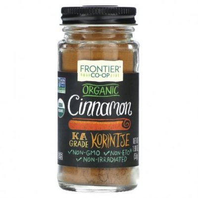 Frontier Co-op, Organic Cinnamon, 1.9 oz (53 g) / Корица, специи | Аптека | V4.Ru: Маркетплейс