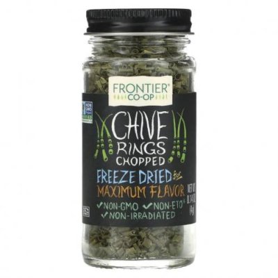 Frontier Co-op, Chives Rings Chopped, 0.14 oz (4 g) / Травы и специи | Аптека | V4.Ru: Маркетплейс