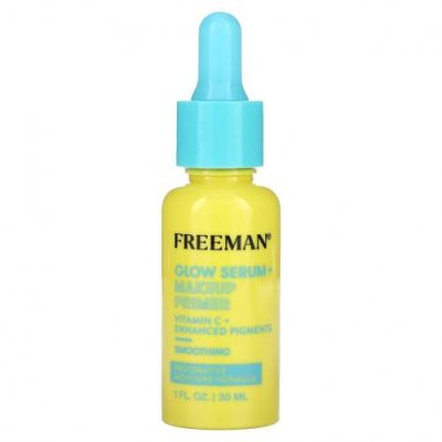 Freeman Beauty, Glow Serum + Makeup Primer, разглаживающая, 30 мл (1 жидк. Унция) / Осветление | Аптека | V4.Ru: Маркетплейс