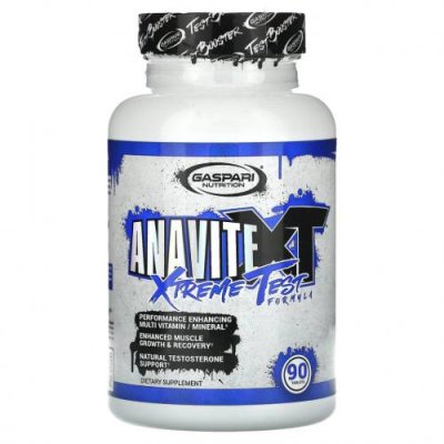 Gaspari Nutrition, Anavite Xtreme Test Formula`` 90 таблеток / Мужские мультивитамины | Аптека | V4.Ru: Маркетплейс