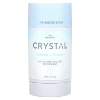 Crystal, Обогащенный магнием дезодорант, Clean + Fresh, 70 г (2,5 унции) / Дезодоранты | Аптека | V4.Ru: Маркетплейс