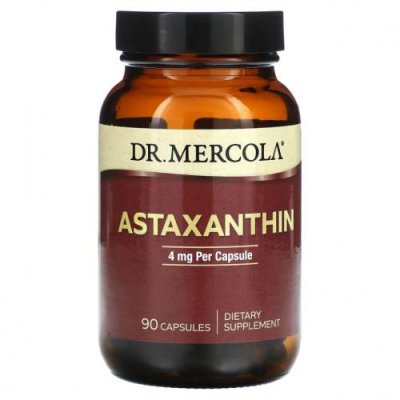 Dr. Mercola, Astaxanthin, 4 mg, 90 Capsules / Астаксантин | Аптека | V4.Ru: Маркетплейс