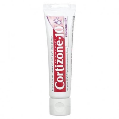 Cortizone 10, Maximum Strength, женское средство для снятия зуда, 28 г (1 унция) / Женская гигиена | Аптека | V4.Ru: Маркетплейс