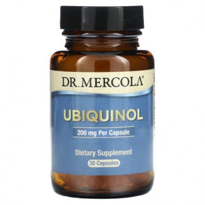 Dr. Mercola, Ubiquinol, 200 mg, 30 Capsules / Ubiquinol, CoQ10 | Аптека | V4.Ru: Маркетплейс