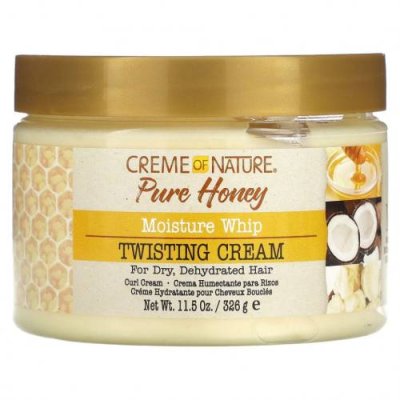 Creme Of Nature, Pure Honey, Moisture Whip, крем для волос, 326 г (11,5 унции) / Крем | Аптека | V4.Ru: Маркетплейс