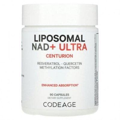 Codeage, Liposomal NAD + Ultra Centurion`` 90 капсул / Никотинамид рибозид | Аптека | V4.Ru: Маркетплейс