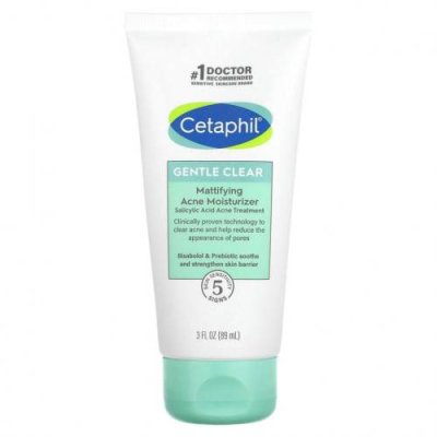 Cetaphil, матирующий увлажняющий крем от акне, 89 мл (3 жидк. унции) / Увлажняющие средства для лица | Аптека | V4.Ru: Маркетплейс