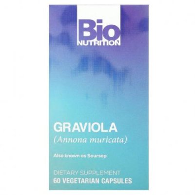 Bio Nutrition, Graviola, 60 вегетарианских капсул / Гравиола | Аптека | V4.Ru: Маркетплейс