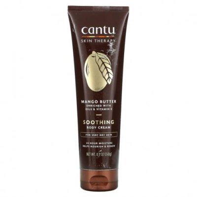 Cantu, Skin Therapy, успокаивающий крем для тела, для очень сухой кожи, масло манго, 240 г (8,5 унции) / Лосьон | Аптека | V4.Ru: Маркетплейс