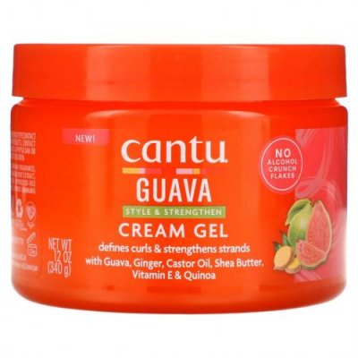 Cantu, Guava Style & Strengthen, крем-гель, 340 г (12 унций) / Гель | Аптека | V4.Ru: Маркетплейс