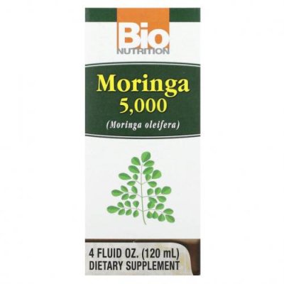 Bio Nutrition, Моринга 5000 (Moringa oleifera), 120 мл (4 жидк. Унции) / Моринга масличная | Аптека | V4.Ru: Маркетплейс