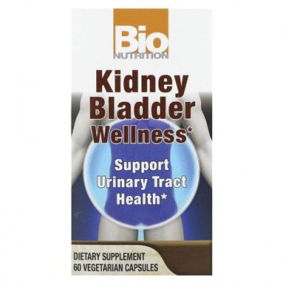 Bio Nutrition, Kidney Bladder Wellness, 60 вегетарианских капсул / Препараты на основе трав | Аптека | V4.Ru: Маркетплейс