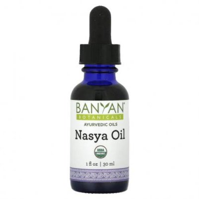 Banyan Botanicals, Ayurvedic Oils, масло наси, 30 мл (1 жидк. Унция) / Аюрведа | Аптека | V4.Ru: Маркетплейс