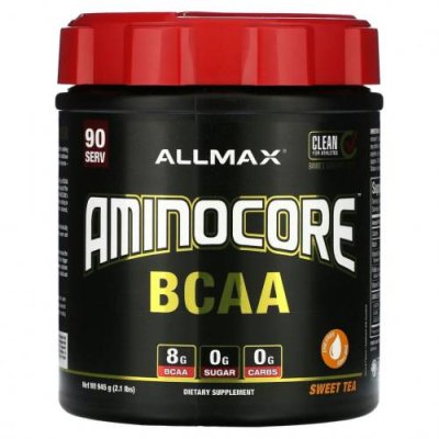 ALLMAX, Amino Core BCAA, сладкий чай, 945 г (2,1 фунта) / BCAA | Аптека | V4.Ru: Маркетплейс