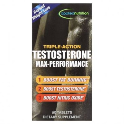 Applied Nutrition, Testosterone Max-Performance тройного действия, 60 таблеток / Тестостерон | Аптека | V4.Ru: Маркетплейс