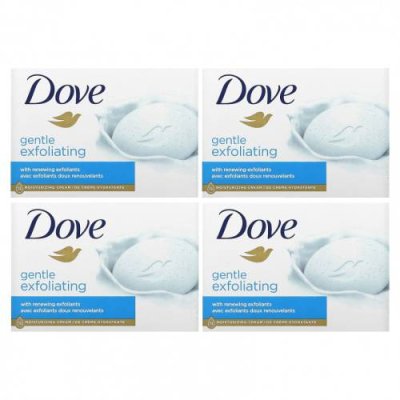 Dove, Beauty Bar Soap, мягкое отшелушивающее мыло, 2 шт. По 106 г (3,75 унции) / Кусковое мыло | Аптека | V4.Ru: Маркетплейс