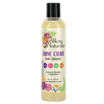 Alikay Naturals, Shine Crave, блеск для волос, 237 мл (8 жидк. Унций) / Гель | Аптека | V4.Ru: Маркетплейс