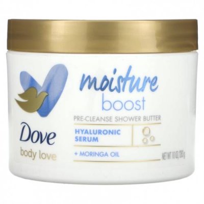 Dove, Body Love, Moisture Boost, предварительное очищение, масло для душа, 283 г (10 унций) / Масло для тела | Аптека | V4.Ru: Маркетплейс