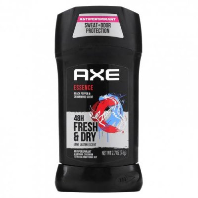 Axe, Essence, дезодорант-антиперспирант, черный перец и кедр, 76 г (2,7 унции) / Дезодоранты | Аптека | V4.Ru: Маркетплейс