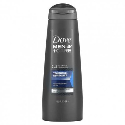 Dove, Men + Care, 2 в 1, шампунь + кондиционер, восстановление молодости, 355 мл (12 жидк. Унций) / Мужской шампунь | Аптека | V4.Ru: Маркетплейс