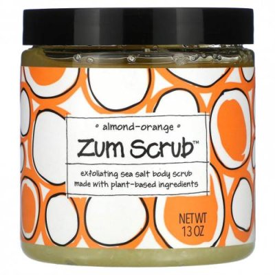 ZUM, Zum Scrub, миндально-апельсиновый, 13 унций / Скрабы и пилинги для тела | Аптека | V4.Ru: Маркетплейс