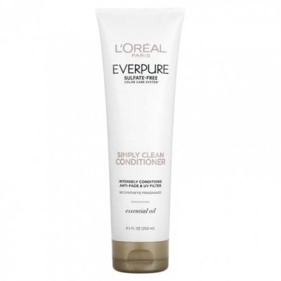 L'Oréal, EverPure, кондиционер Simply Clean, эфирное масло, 250 мл (8,5 жидк. Унции) / Кондиционер | Аптека | V4.Ru: Маркетплейс