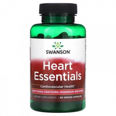 Swanson, Heart Essentials, 90 растительных капсул / L-таурин | Аптека | V4.Ru: Маркетплейс