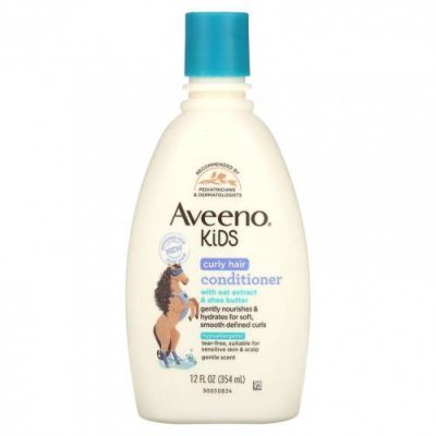 Aveeno, Для детей, кондиционер для вьющихся волос с экстрактом овса и маслом ши, 354 мл (12 жидк. Унций) / Кондиционеры и средства для облегчения расчесывания волос | Аптека | V4.Ru: Маркетплейс