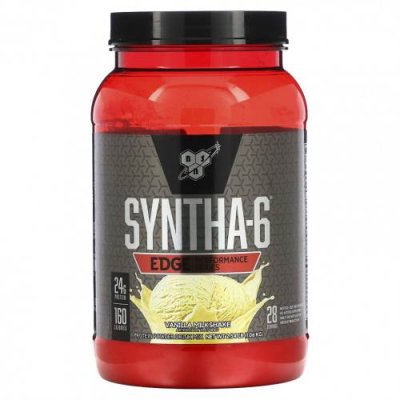 BSN, Syntha-6 Edge, смесь протеина в порошке, ванильный молочный коктейль, 1,06 кг (2,34 фунта) / Протеиновые смеси | Аптека | V4.Ru: Маркетплейс