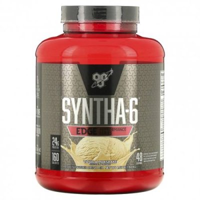 BSN, Syntha-6 Edge, сухая протеиновая смесь, вкус ванильного молочного коктейля, 3.86 фунта (1.75кг) / Сывороточные белковые смеси | Аптека | V4.Ru: Маркетплейс