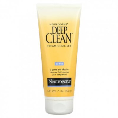 Neutrogena, Deep Clean, очищающий крем, 200 г (7 унций) / Очищающие средства для лица | Аптека | V4.Ru: Маркетплейс