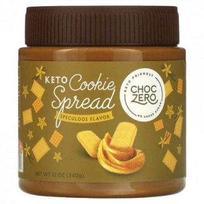 ChocZero, Keto Cookie Spread, Speculoos, 340 г (12 унций) / Масла и спреды | Аптека | V4.Ru: Маркетплейс