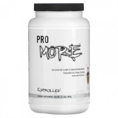 Controlled Labs, PROmore, Protein Matrix, воскресное шоколадное мороженое, 961 г (2,1 фунта) / Сывороточные белковые смеси | Аптека | V4.Ru: Маркетплейс