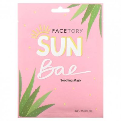 FaceTory, Sun Bae, успокаивающая косметическая маска, 1 шт., 22 г (0,78 жидк. Унции) / Тканевые маски | Аптека | V4.Ru: Маркетплейс