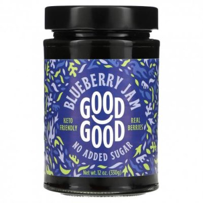 GOOD GOOD, Blueberry Jam, 12 oz (330 g) / Варенье и пресервы | Аптека | V4.Ru: Маркетплейс